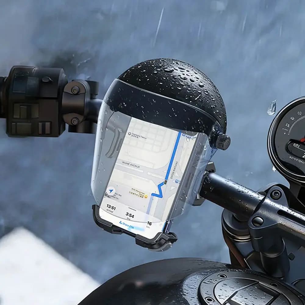 Support Smartphone pour Vélo & Moto JOYROOM JR-ZS526 Noir - Vue 3