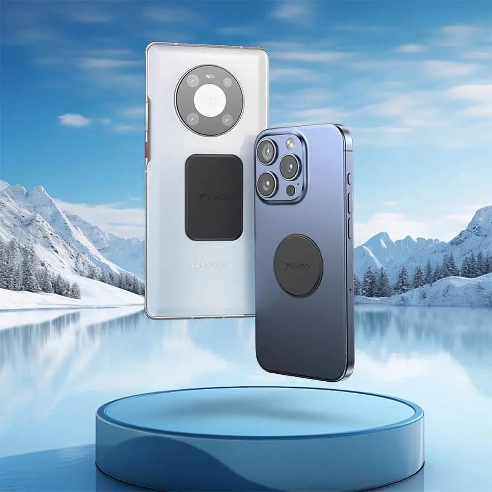 Anneau MagSafe (x2) Yesido C207 Noir - Vue 2