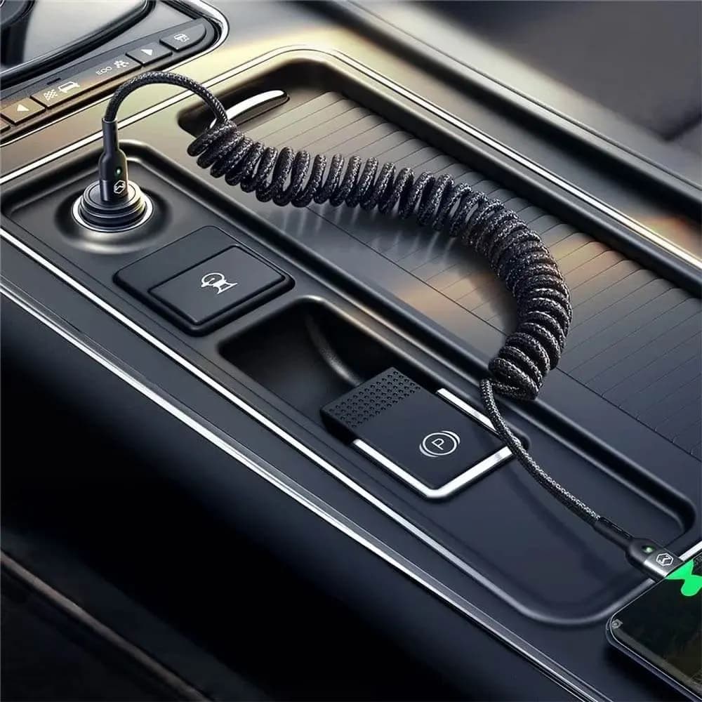 Câble Data USB-C vers USB-C Mcdodo (avec LED) 60W 1.8m Noir - Vue 3