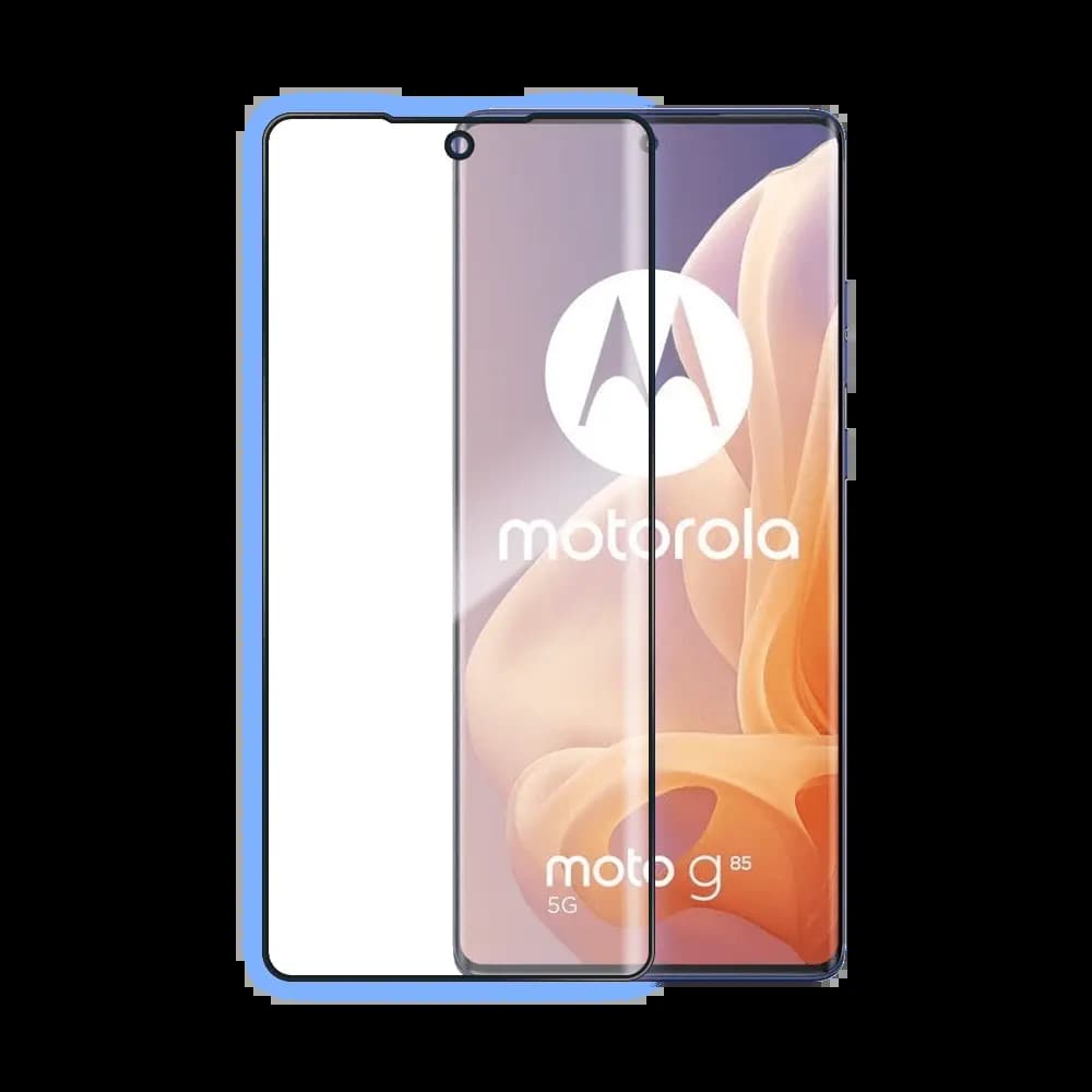 Verre trempé intégral 5D 9H – protection écran Motorola Moto G85 5G – PROTECT Noir