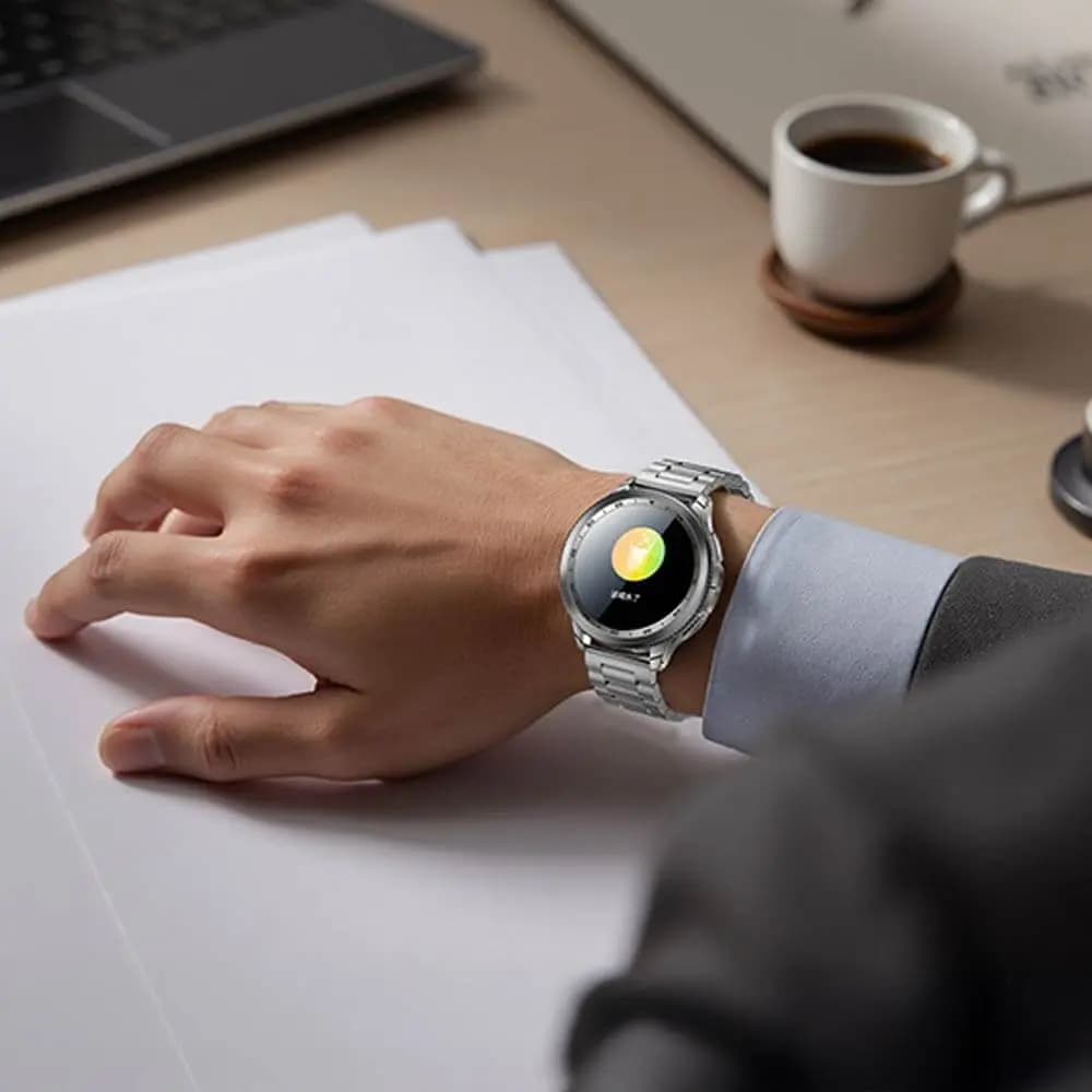 Montre connectée AMOLED appels Bluetooth – Yesido IO34 Argent - Vue 2