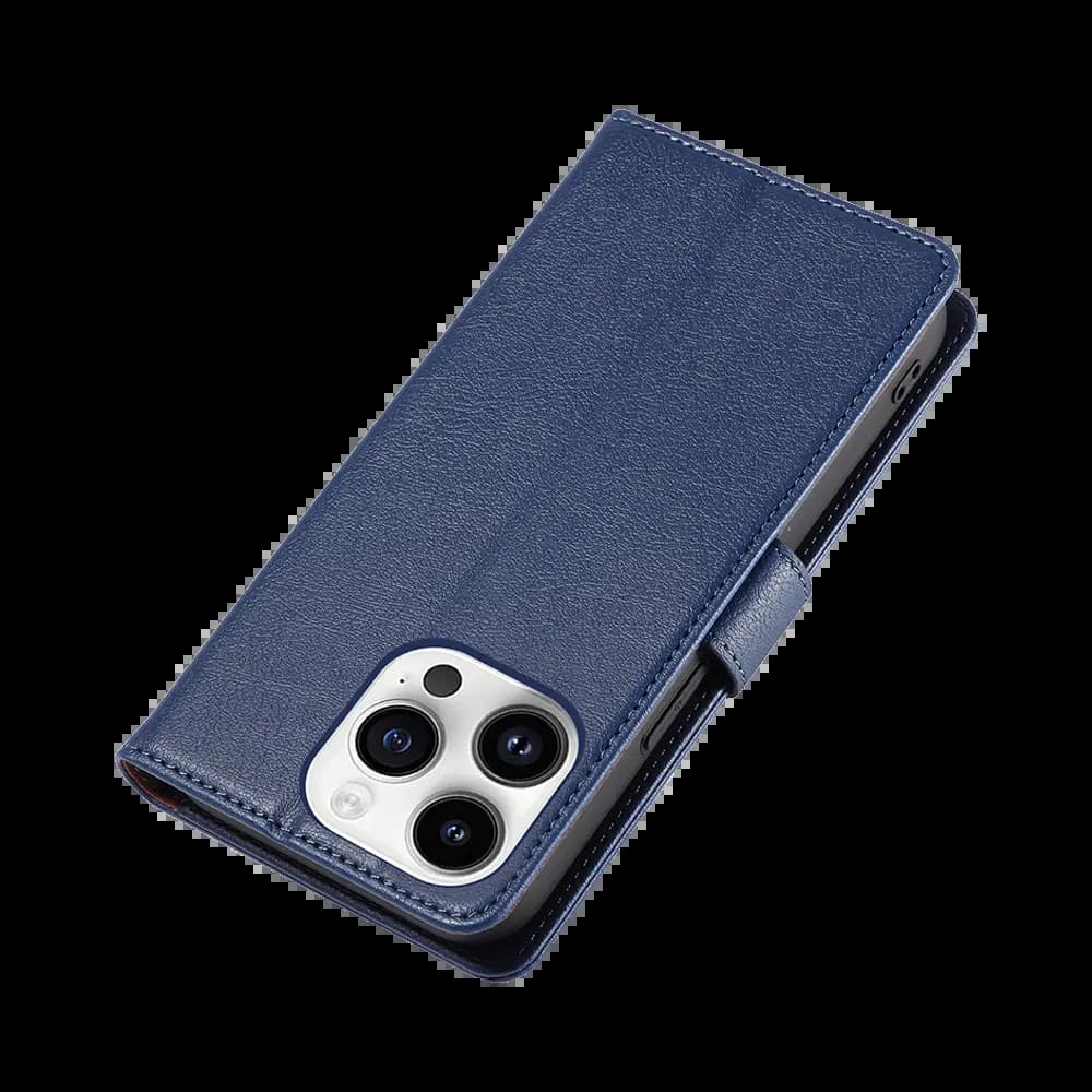 Housse folio anti-RFID iPhone 14 Pro – PROTECT IP011 Bleu Marine - Vue 6