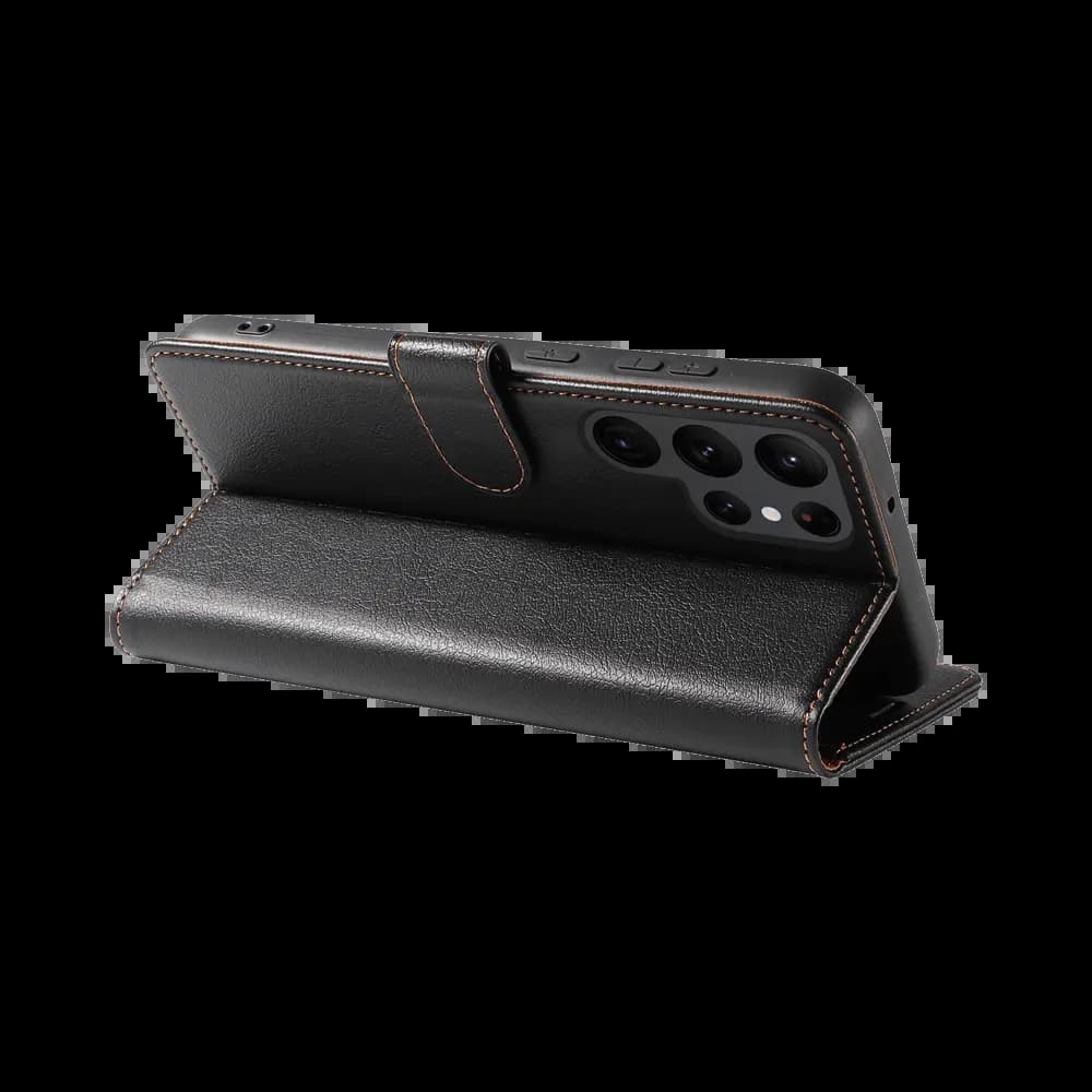 Housse folio anti-RFID Samsung Galaxy S22 Ultra – PROTECT IP011 Noir - Vue 2