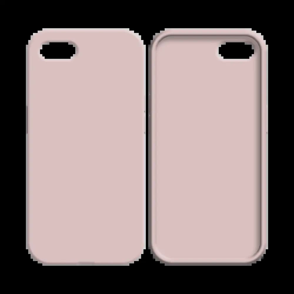 Coque silicone iPhone 7 / 8 / SE - Rose Gold - Vue 2
