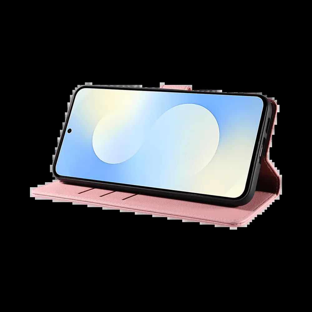 Housse folio anti-RFID Samsung Galaxy S26 – PROTECT IP011 Rose - Vue 5
