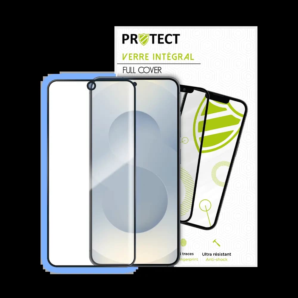 Verre trempé intégral 5D 9H – protection écran Samsung Galaxy S25 Plus – PROTECT Noir - Vue 2
