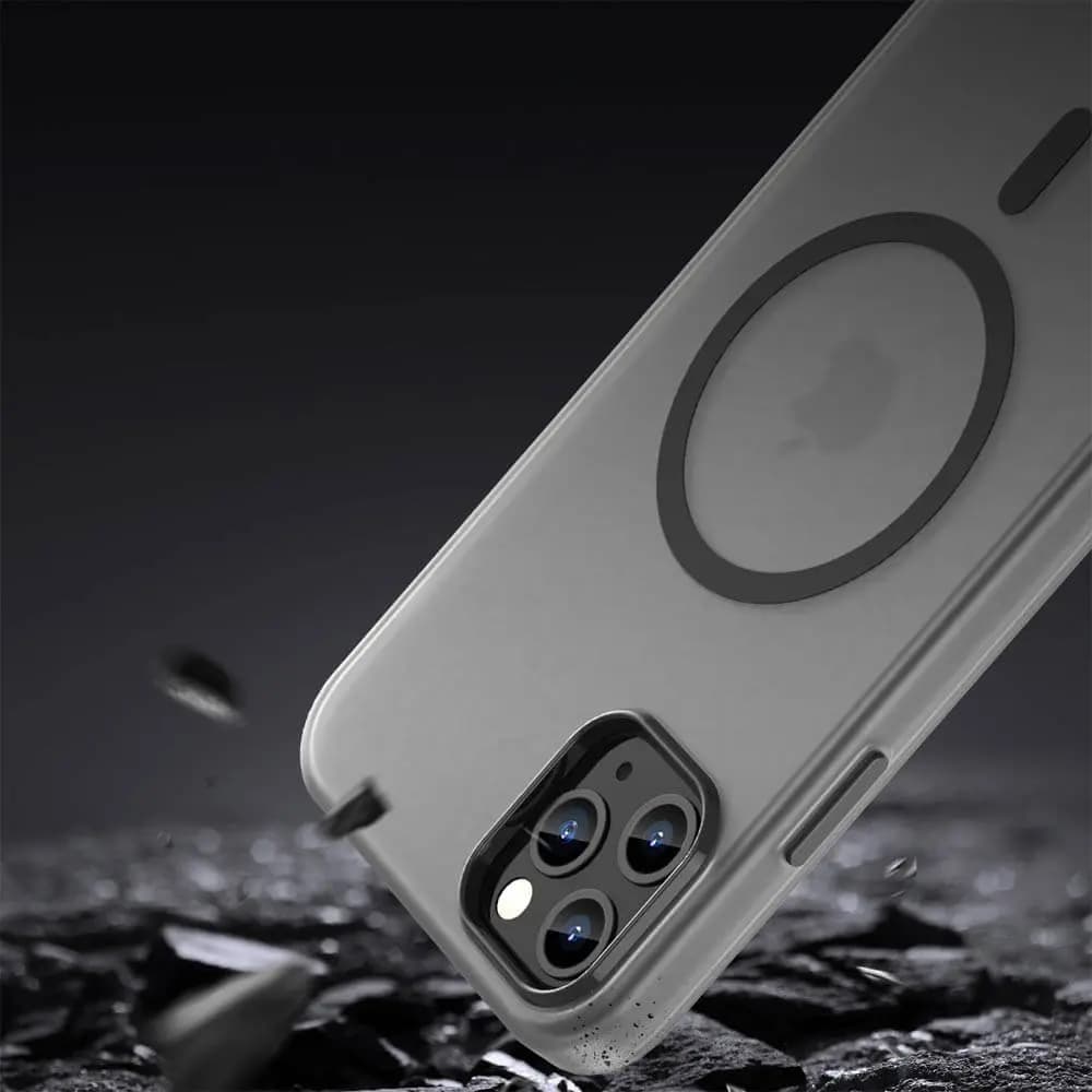 Coque MagSafe bi-matière – iPhone 11 Pro – PROTECT MF-006 Noir - Vue 4