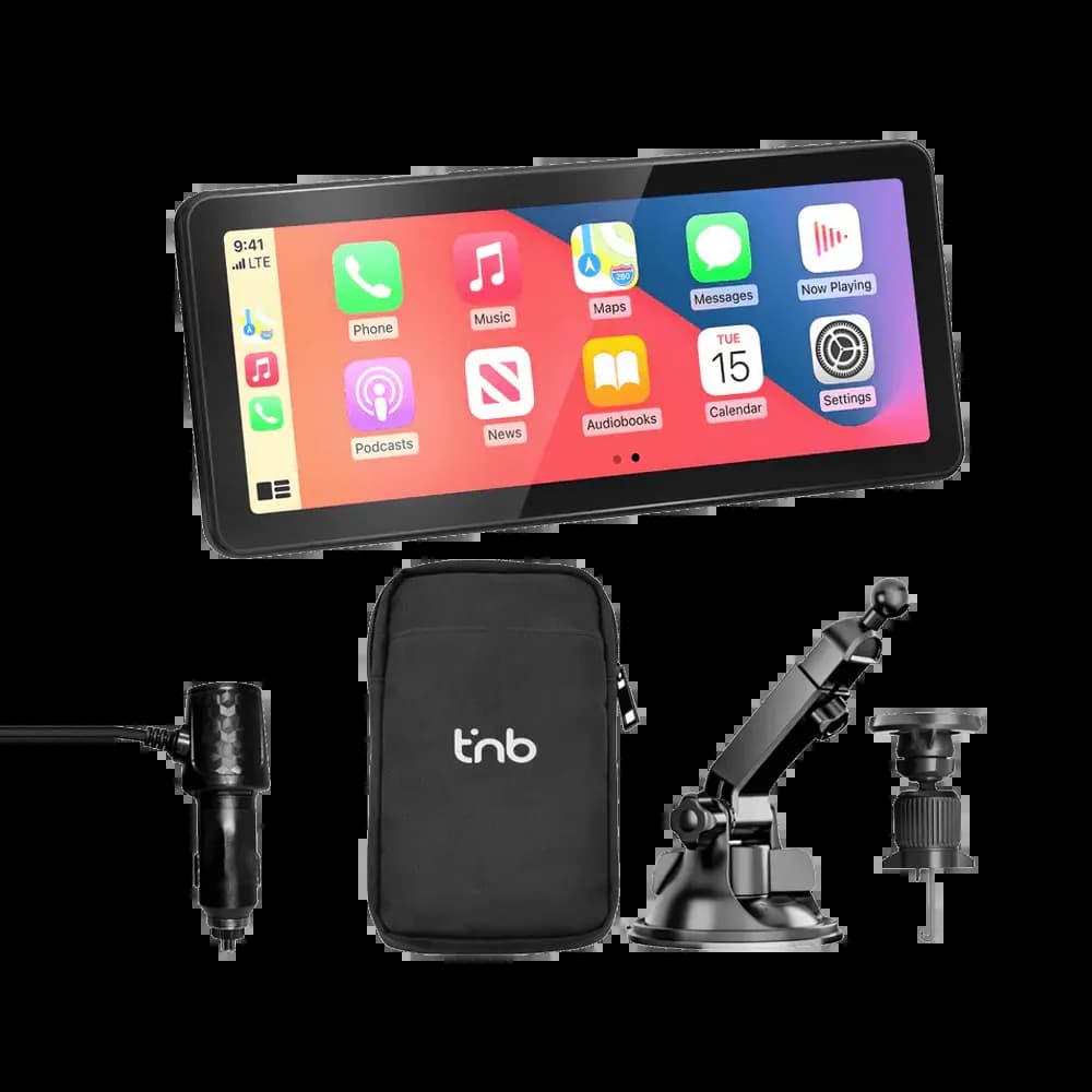 Écran voiture sans fil 8.1" Apple CarPlay et Android Auto T'nb SLIMDRIVE - Vue 2