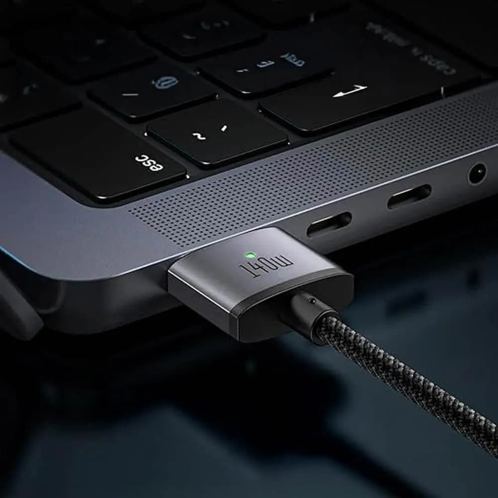 Câble de charge USB-C vers MagSafe 3 140W 2m – pour MacBook Pro / Air – Mcdodo CA-1470 Gris - Vue 4