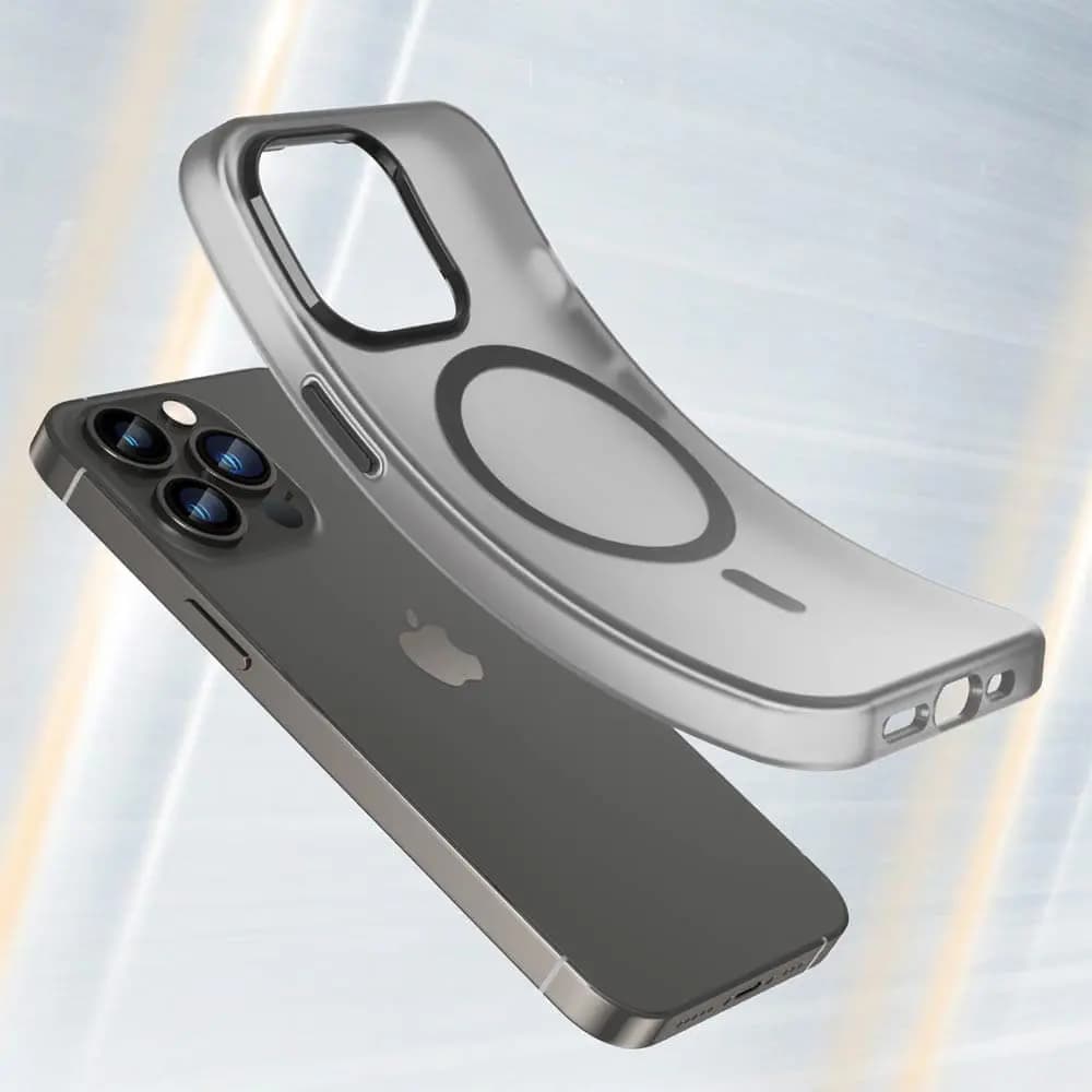 Coque MagSafe bi-matière – iPhone 13 Pro Max – PROTECT MF-006 Noir - Vue 2