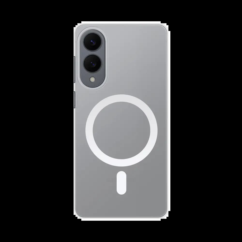 Coque transparente silicone MagSafe – Samsung Galaxy S25 Edge - Vue 2