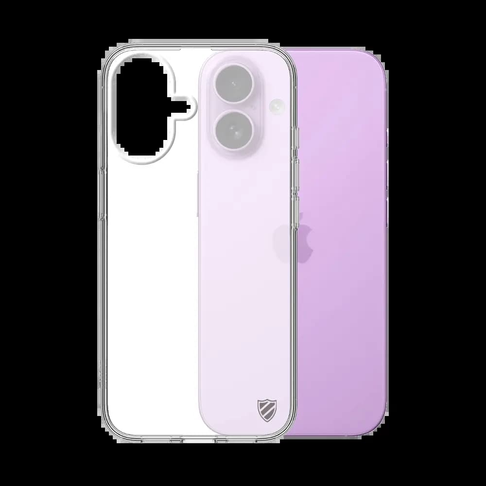 Coque Silicone PROTECT pour Apple iPhone 17 Transparent