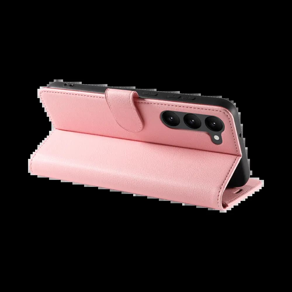 Housse folio anti-RFID Samsung Galaxy S21 FE – PROTECT IP011 Rose - Vue 2