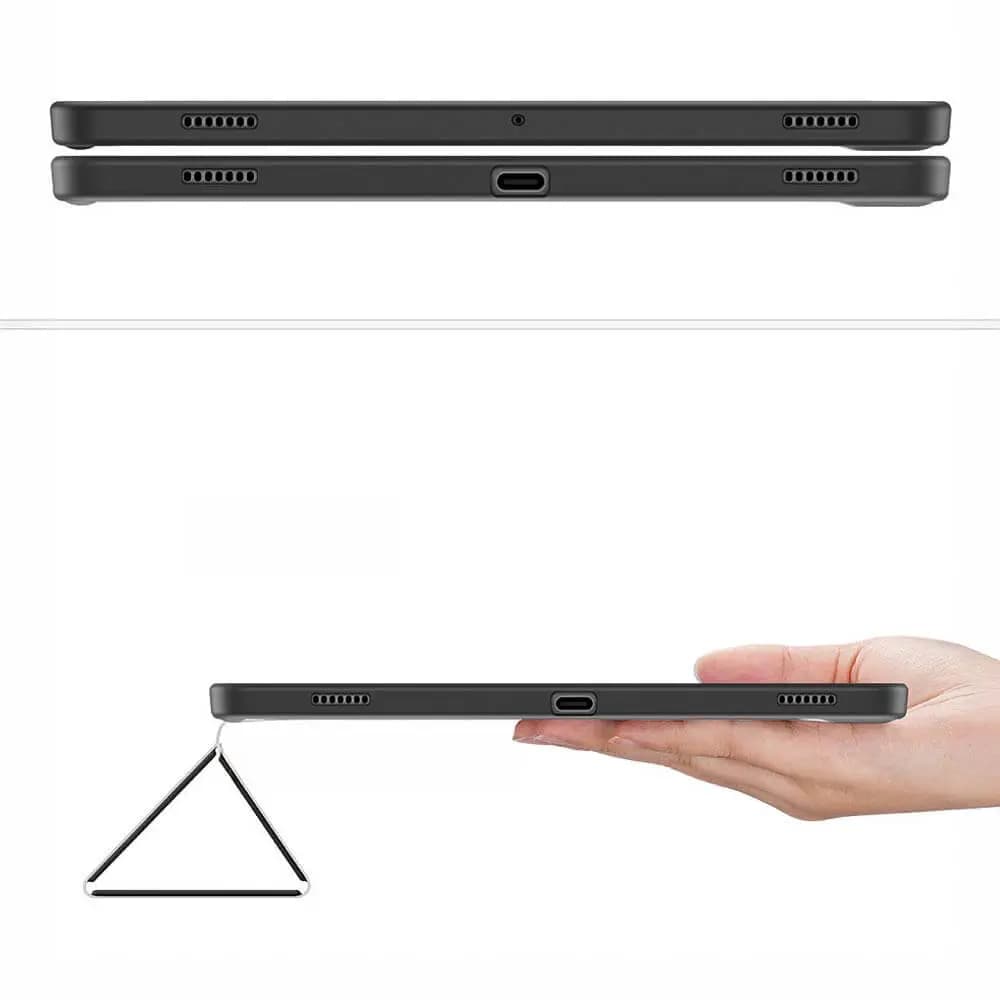 Housse folio Samsung Galaxy Tab S9+ avec dos transparent & porte-stylet - Dux Ducis Toby Rose - Vue 5