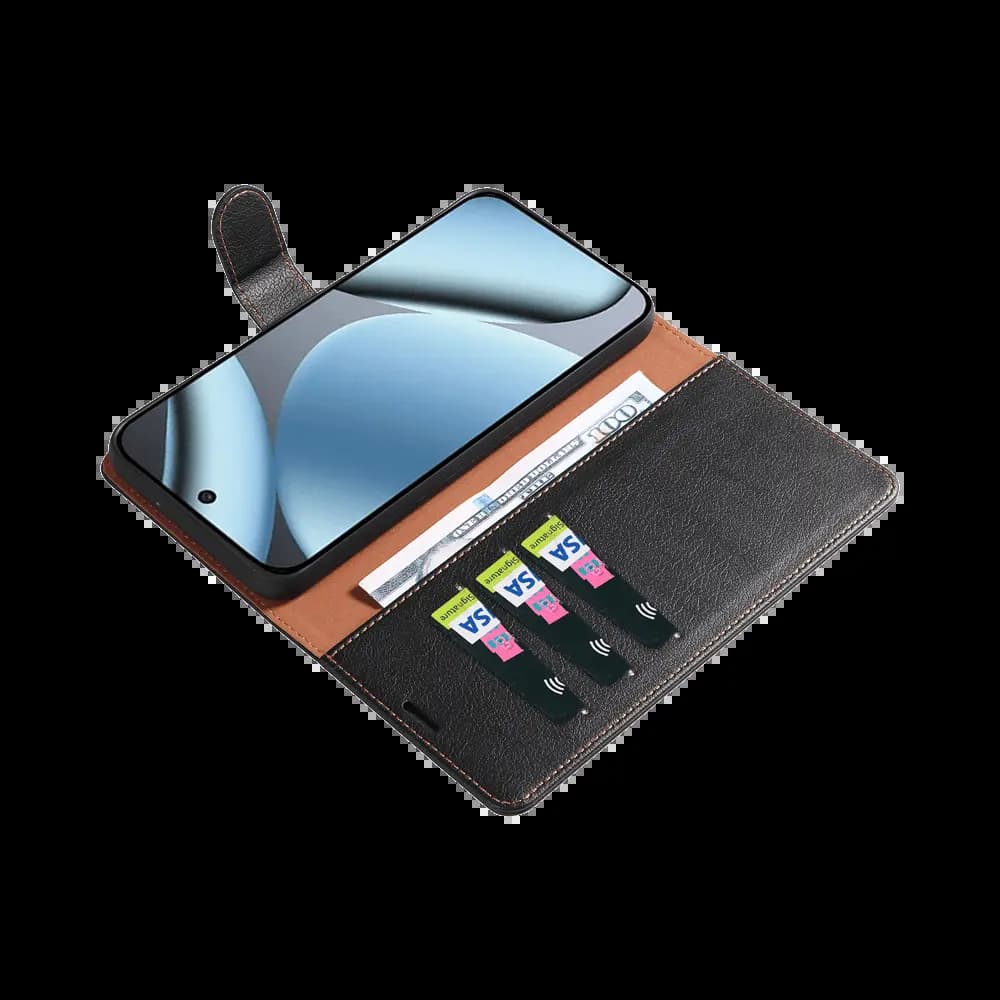 Housse folio anti-RFID compatible Google Pixel 9 / 9 Pro / 10 / 10 Pro  PROTECT IP011 Noir - Vue 3