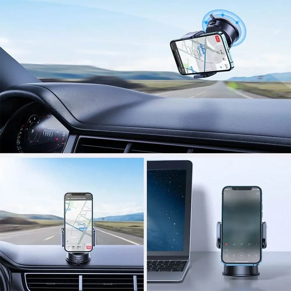 Support Smartphone pour Voiture JOYROOM JR-ZS284 Noir - Vue 3