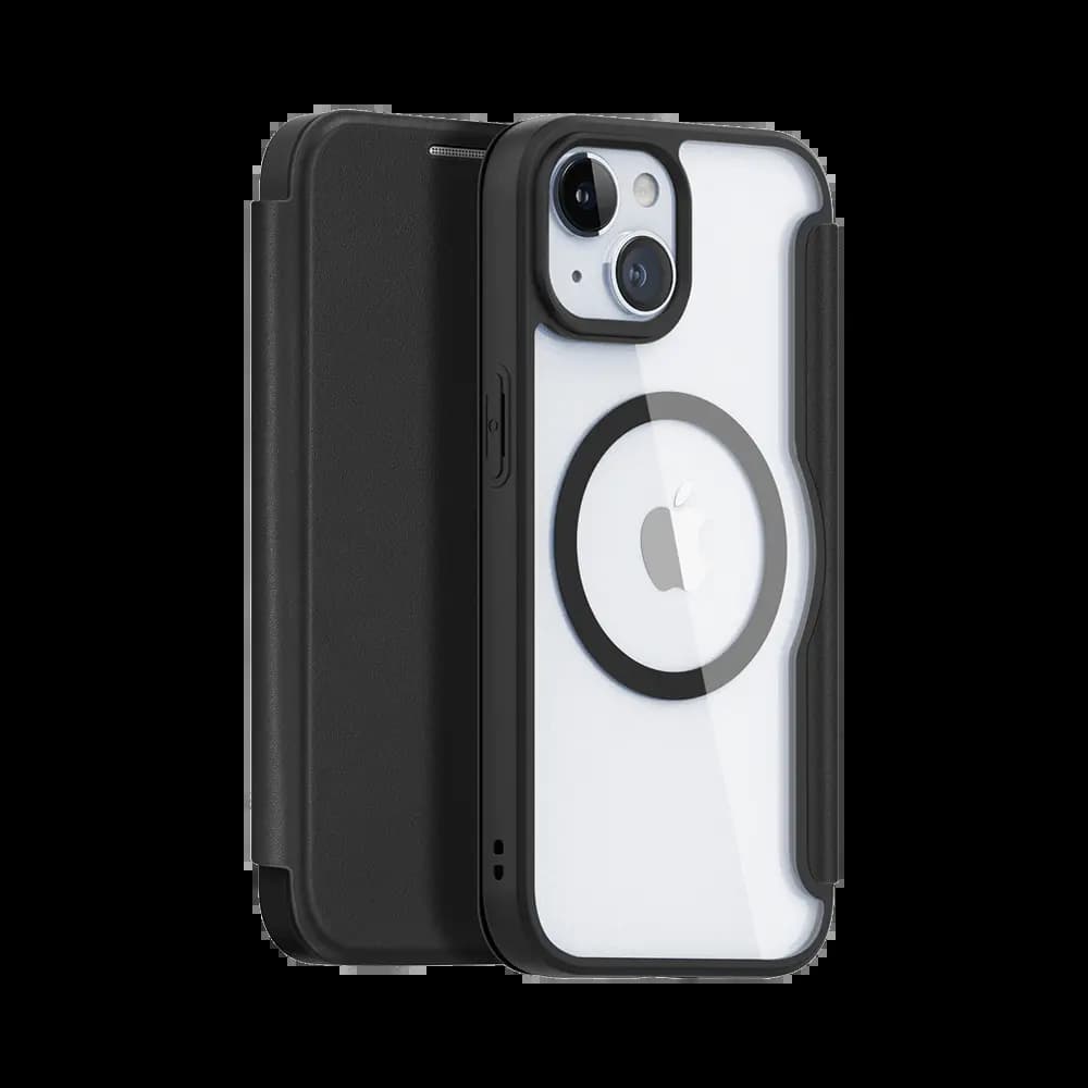 Housse folio MagSafe iPhone 15 – Dux Ducis Skin X Pro Noir - Vue 2