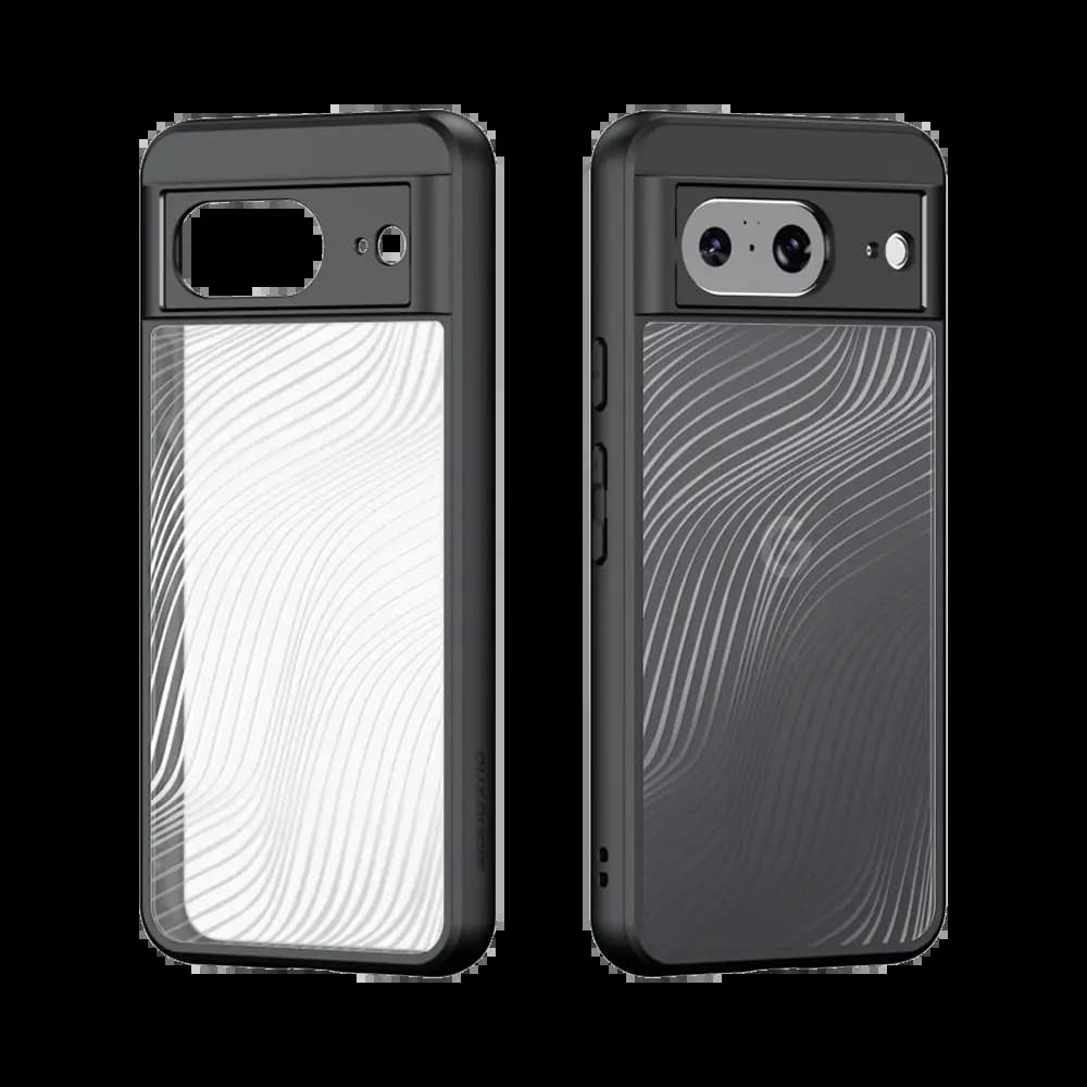 Coque anti-chocs finition mate Google Pixel 8 - Dux Ducis Aimo Noir - Vue 2