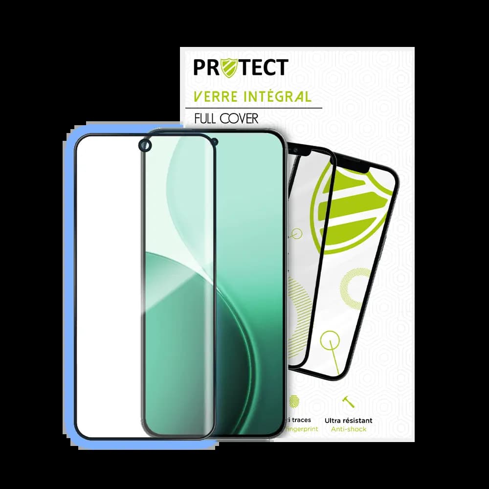 Verre trempé intégral 5D 9H – protection écran OPPO Reno14 F 5G – PROTECT Noir - Vue 24