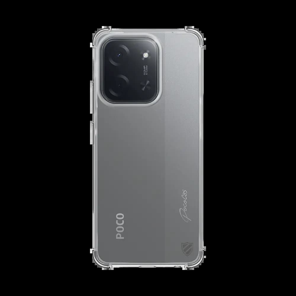 Coque antichoc renforcée silicone Xiaomi Poco C85 4G PROTECT - Transparent - Vue 2