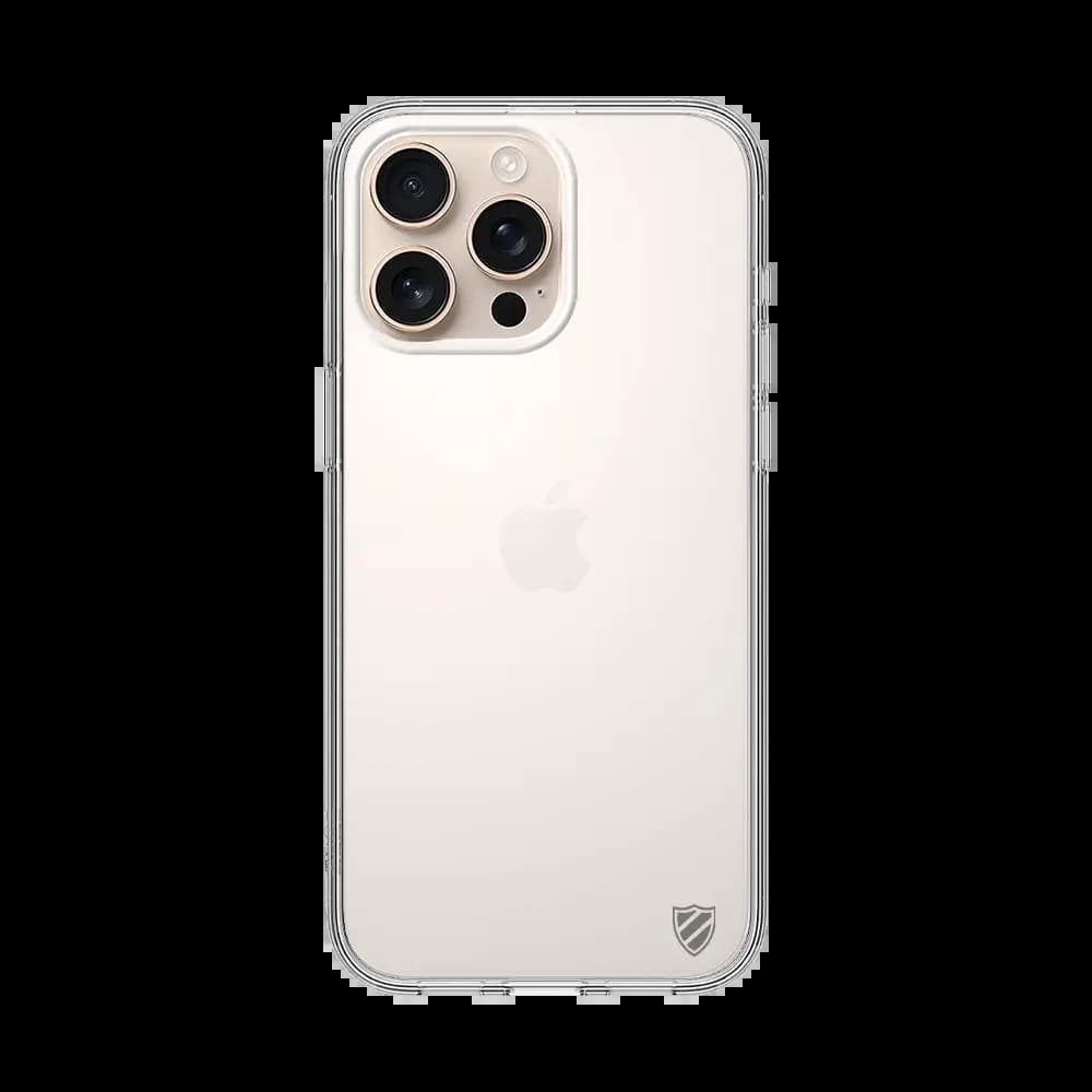 Coque silicone iPhone 16 Pro PROTECT - Transparent - Vue 8