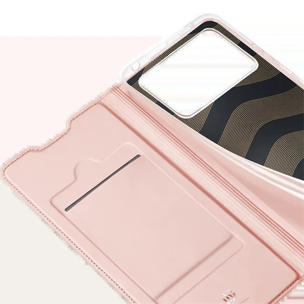 Housse folio Xiaomi Poco M4 Pro porte-carte – Dux Ducis Skin Pro Bleu - Vue 5