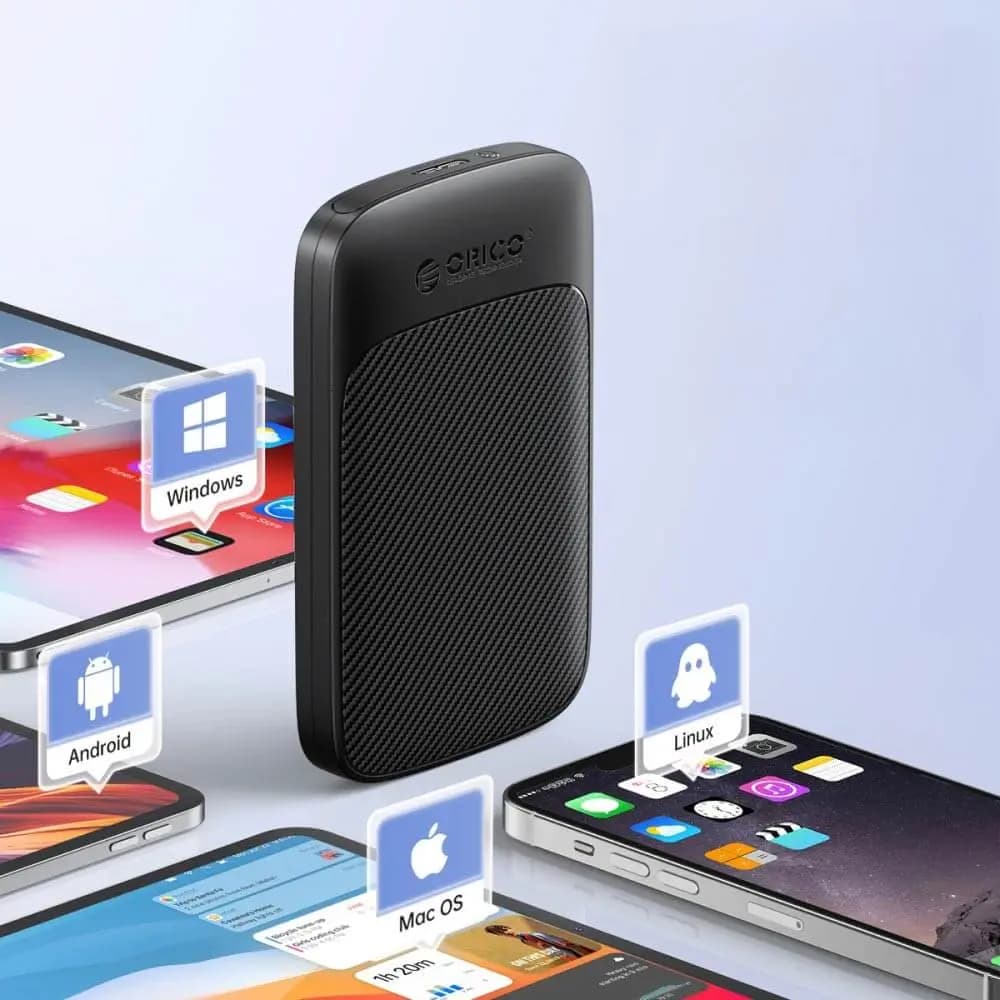 Boitier disque dur externe Orico SSD 2.5" SATA vers USB 3.0 - Noir - Vue 2