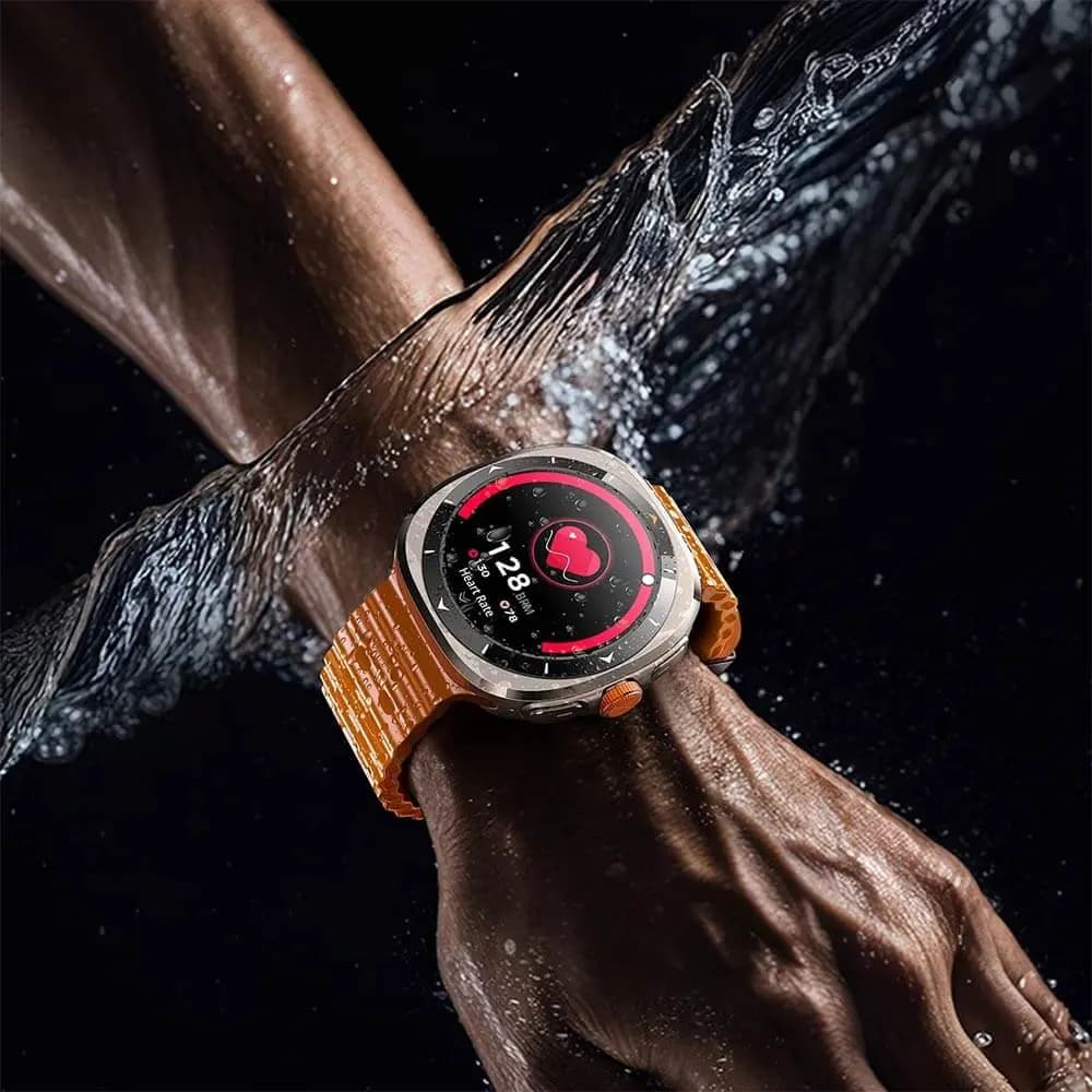 Montre connectée appels Bluetooth & suivi santé – JOYROOM JR-FV2 Orange - Vue 2