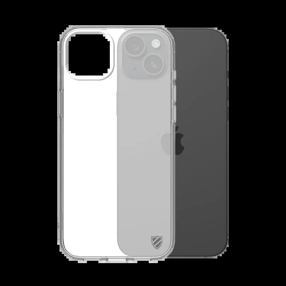 Coque silicone iPhone 15 Plus PROTECT - Transparent