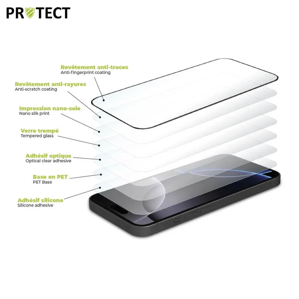 Verre trempé Samsung Galaxy A36 5G / A56 5G - protection écran 9H - PROTECT Transparent - Vue 2