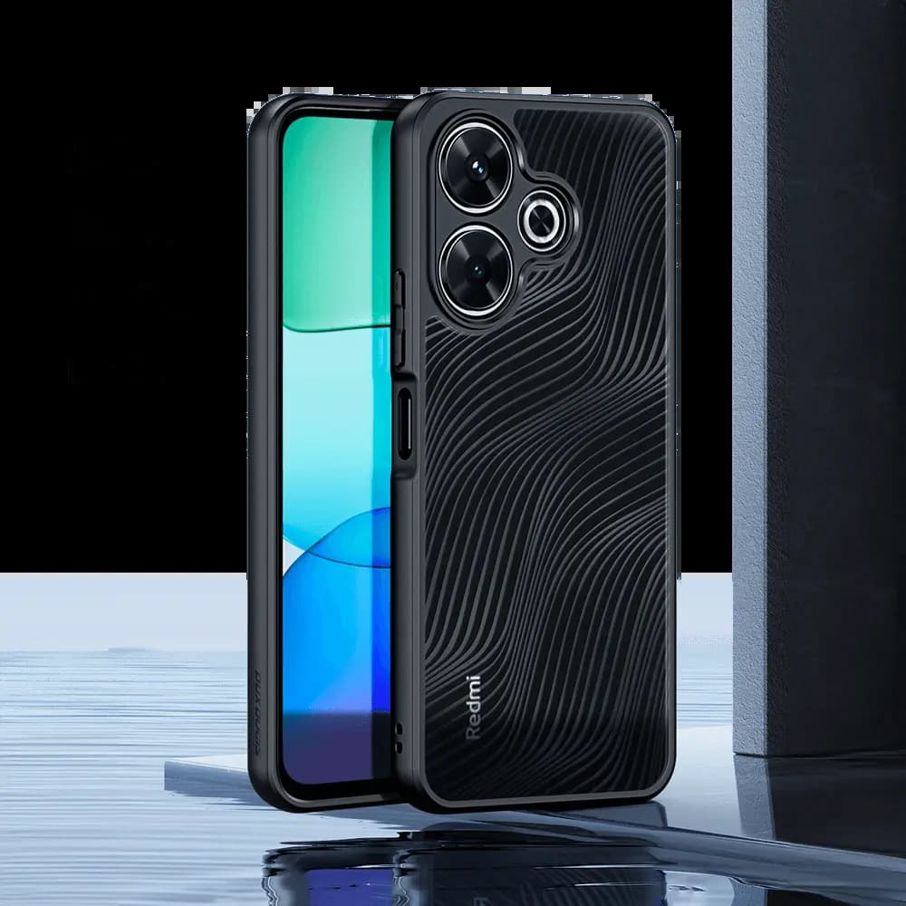 Coque anti-chocs finition mate – Xiaomi Redmi 13 4G / Poco M6 4G – Dux Ducis Aimo Noir - Vue 5