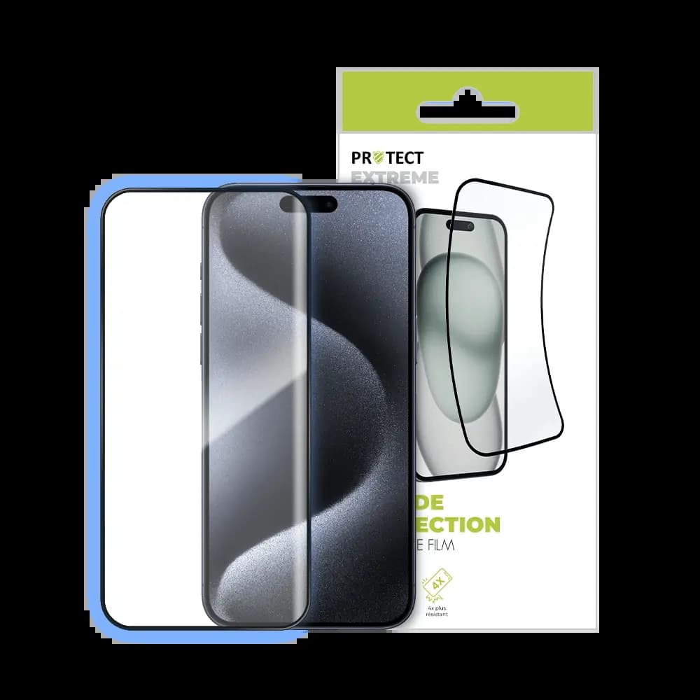 Film de protection extrême 7H – Apple iPhone 15 Pro – PROTECT Transparent - Vue 3