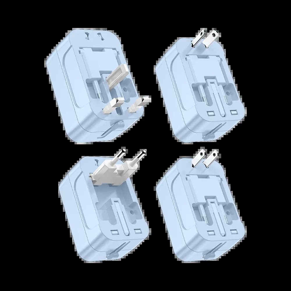 Adaptateur secteur universel 1380W prises EU/UK/US/AUS – Yesido MC32 Blanc - Vue 9