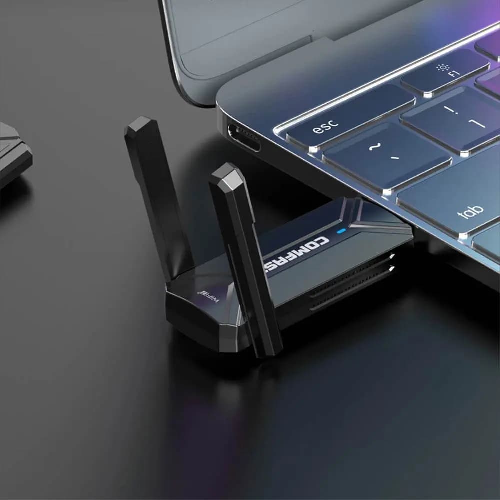 Clé WiFi 7 USB  6500 Mbps tri-bande – Comfast CF-983BE - Vue 2