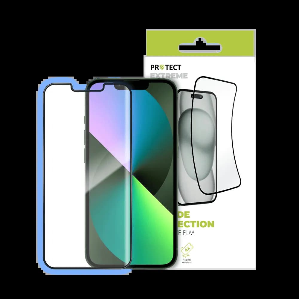 Film de protection extrême 7H – Apple iPhone 13 mini – PROTECT Transparent - Vue 3