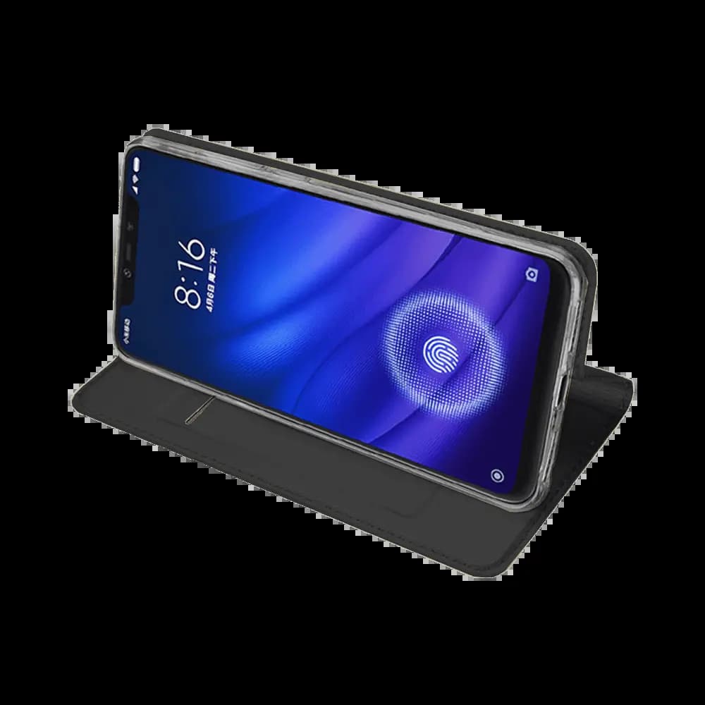 Housse folio Xiaomi Mi 8 Pro porte-carte – Dux Ducis Skin Pro Noir - Vue 4