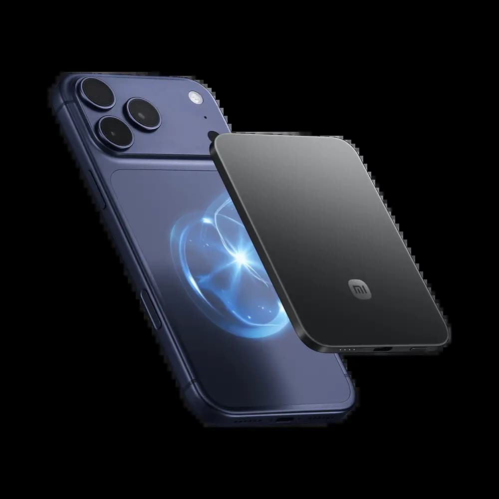 Batterie externe magnétique ultra-fine 5000mAh Xiaomi - Noir - Vue 3