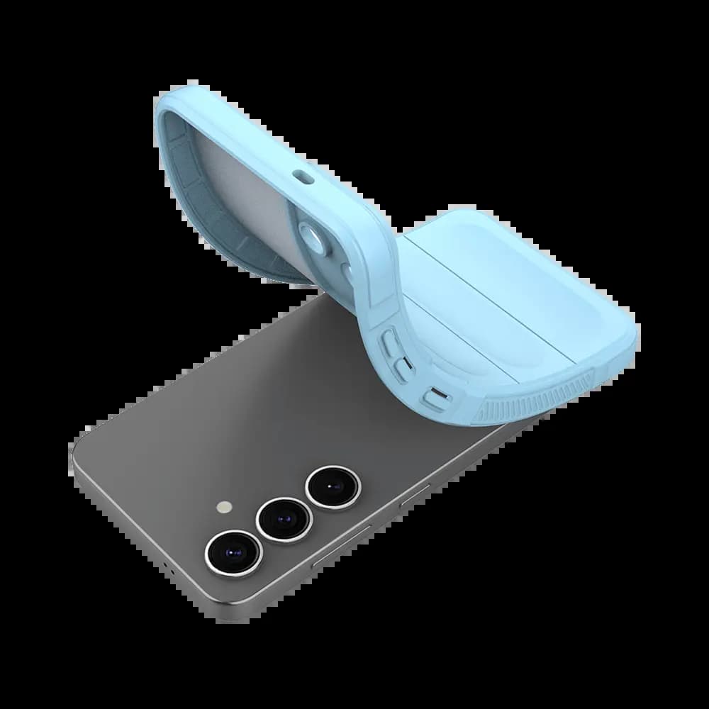 Coque de protection antichoc renforcée – Samsung Galaxy S25+ – PROTECT IX008 Bleu Clair - Vue 3