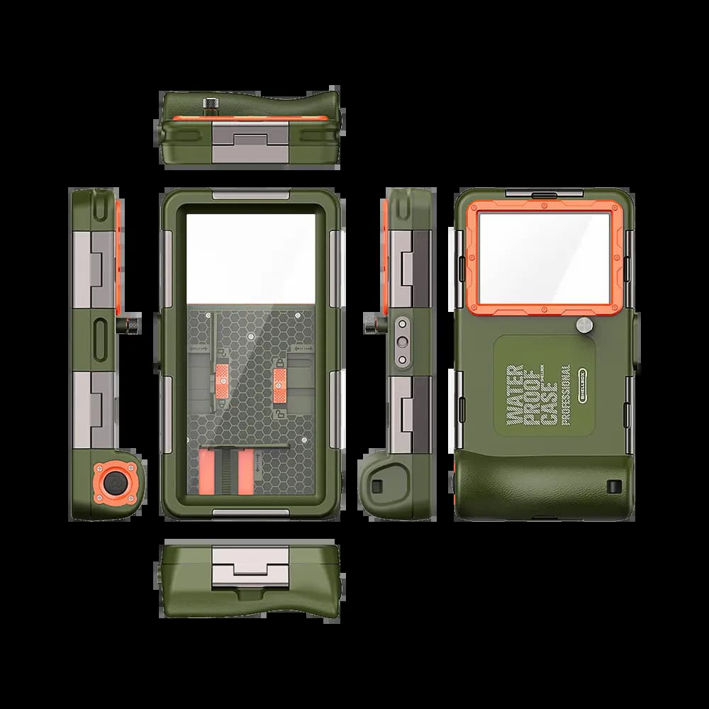 Coque Étanche pour Smartphone  Universelle Vert - Vue 3