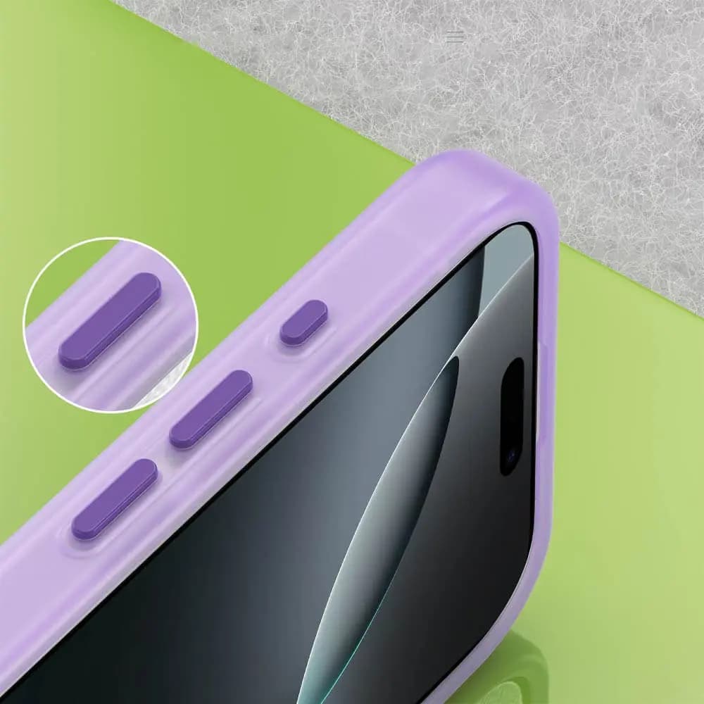 Coque MagSafe bi-matière – iPhone 16 Pro Max – PROTECT MF-006 Violet Foncé - Vue 3