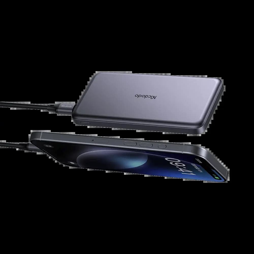 Batterie externe 10000mAh 20W double USB-C ultra slim – Mcdodo MC-3781 Noir - Vue 12