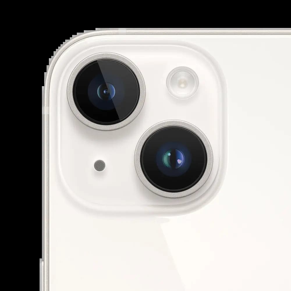 Smartphone occasion iPhone 14 128Go - Blanc - Vue 3