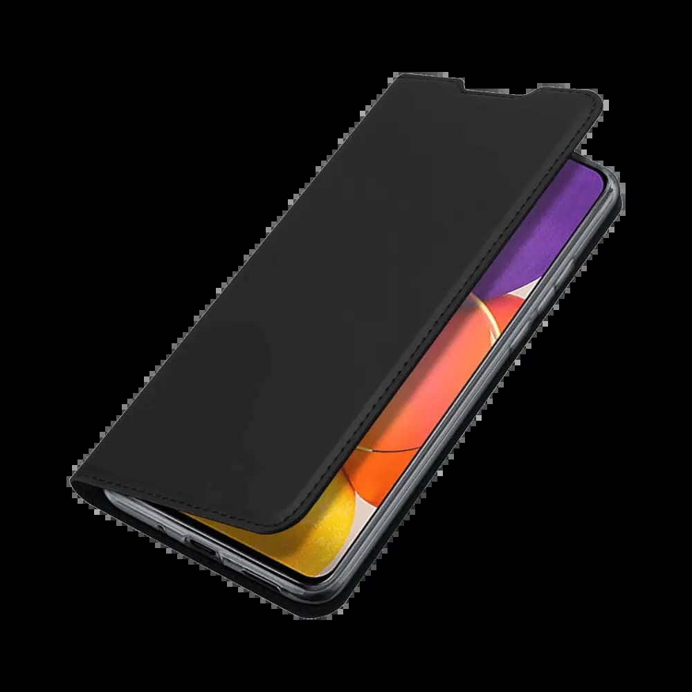 Housse folio Samsung Galaxy A82 5G porte-carte – Dux Ducis Skin Pro Noir - Vue 4