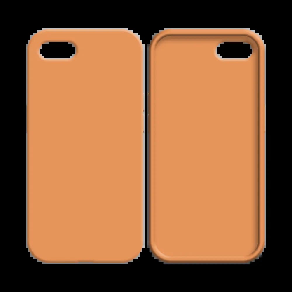 Coque silicone iPhone 7 / 8 / SE - Corail - Vue 2