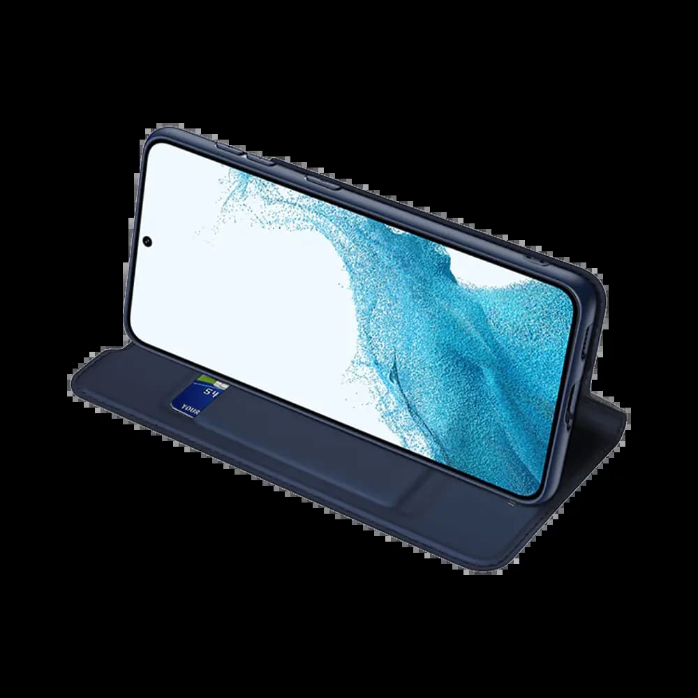 Housse folio Samsung Galaxy S22+ porte-carte – Dux Ducis Skin Pro Noir - Vue 4