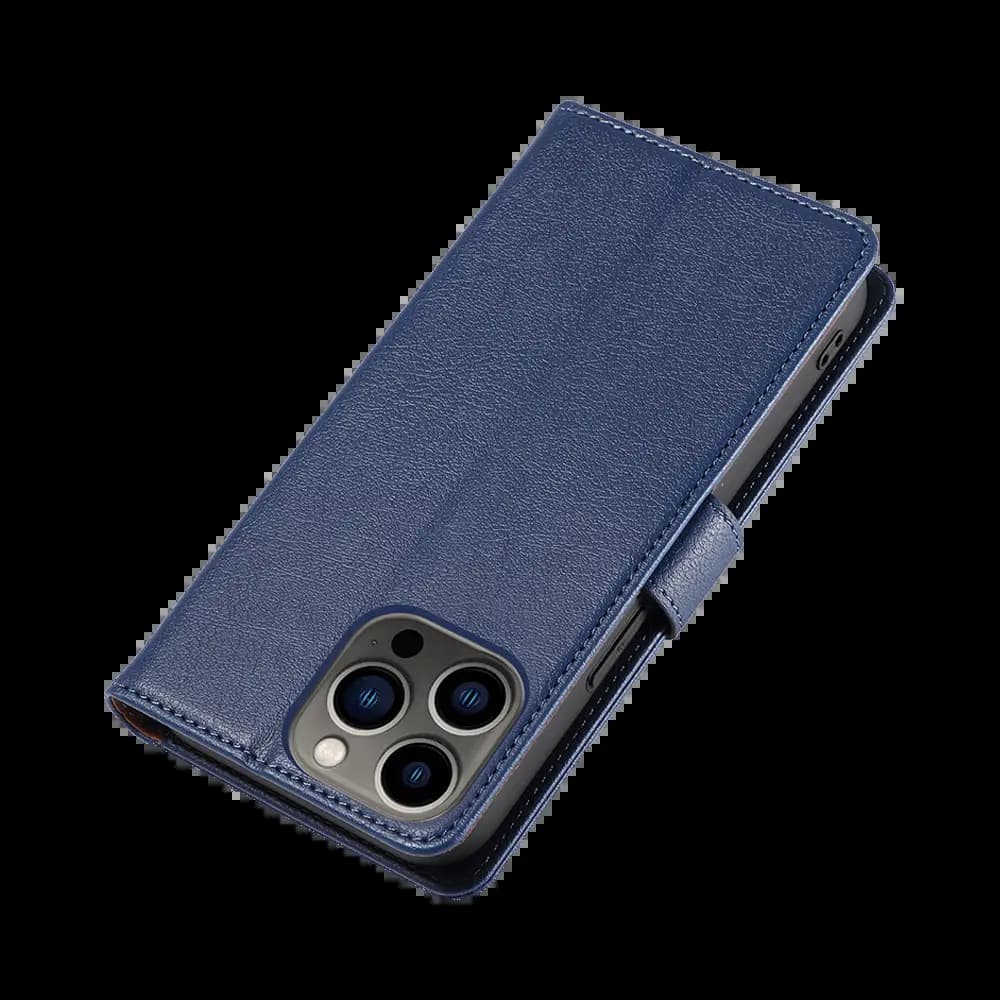 Housse folio anti-RFID iPhone 12 Pro Max – PROTECT IP011 Bleu Marine - Vue 6