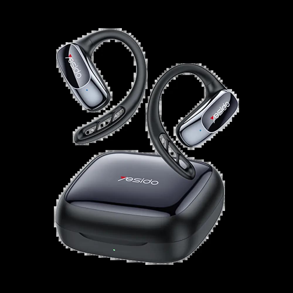 Écouteurs Bluetooth 5.4 open-ear (conception ouverte) - Yesido YSP24 Noir