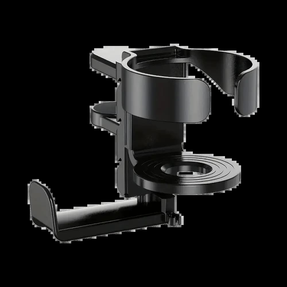 Porte-Gobelet de Bureau avec Support Casque Intégré Noir - Vue 40