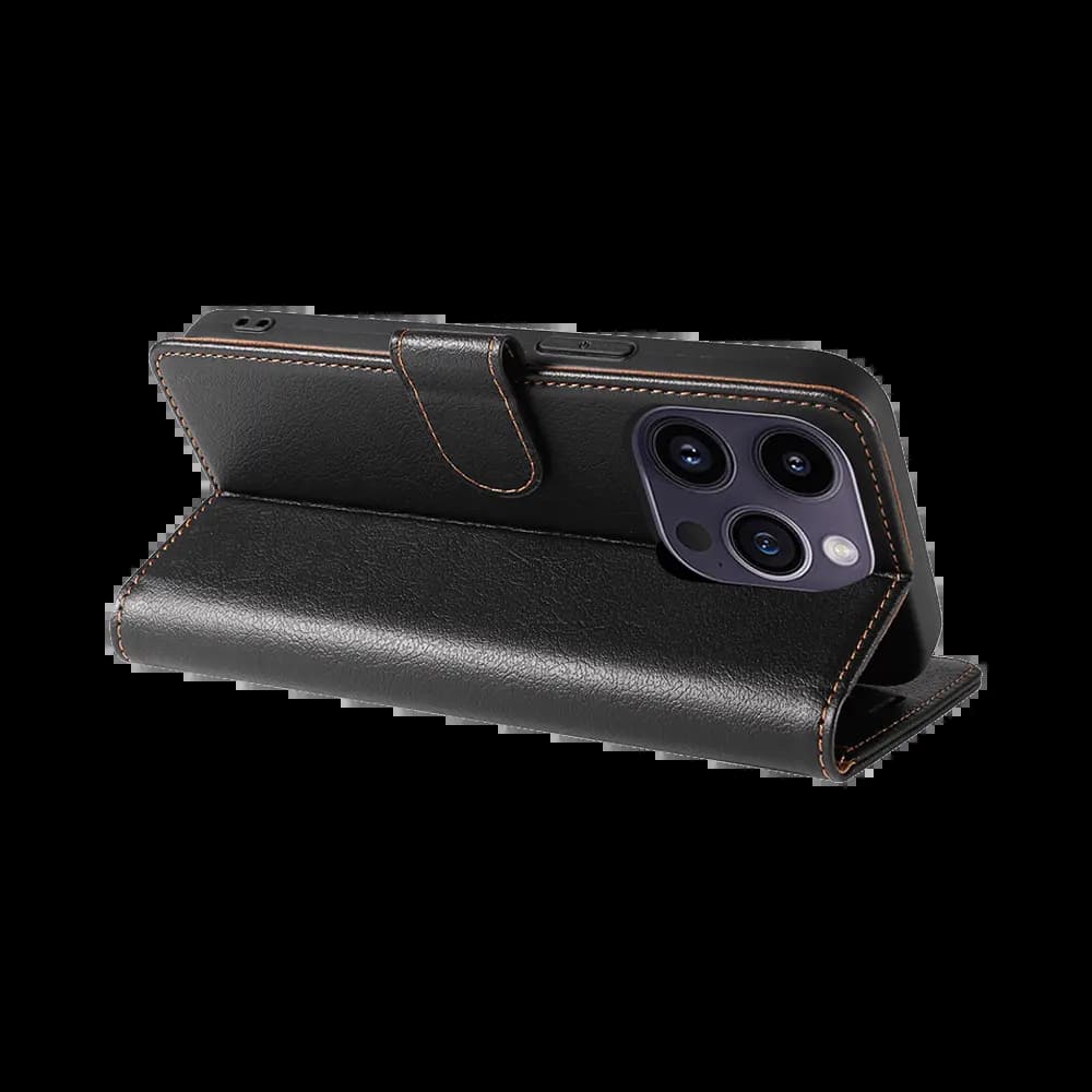 Housse folio anti-RFID iPhone 15 Pro Max – PROTECT IP011 Noir - Vue 2