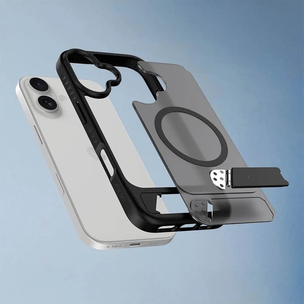Coque de protection MagSafe avec support – Apple iPhone 17 – PROTECT IF014 Noir - Vue 4